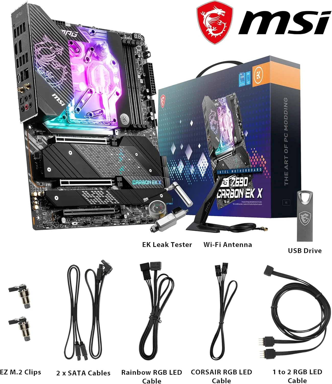 مادربرد MSI MPG Z690 Carbon EK X سوکت 1700 ATX 7D30-001R