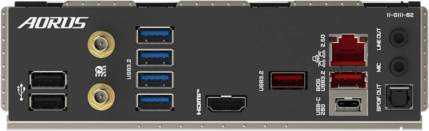 مادربرد GIGABYTE Z790 AORUS PRO X WIFI7 LGA 1700 Intel Z790 X ATX با DDR5، 5* M.2، PCIe 5.0، USB 3.2 Type-C، Wi-Fi 7، 5GbE LAN، Q-Flash Plus، EZ-Latch Plus