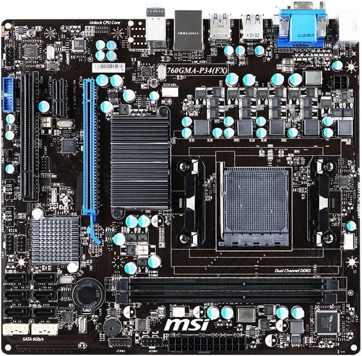 مادربرد MSI 760GMA-P34 (FX) AMD 760G Micro-ATX