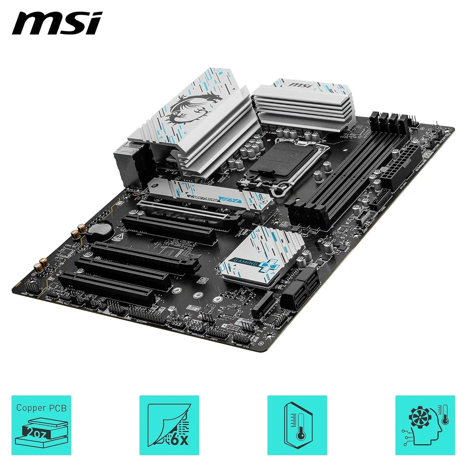 مادربرد ام اس آی B760 Gaming Plus WiFi Ddr4