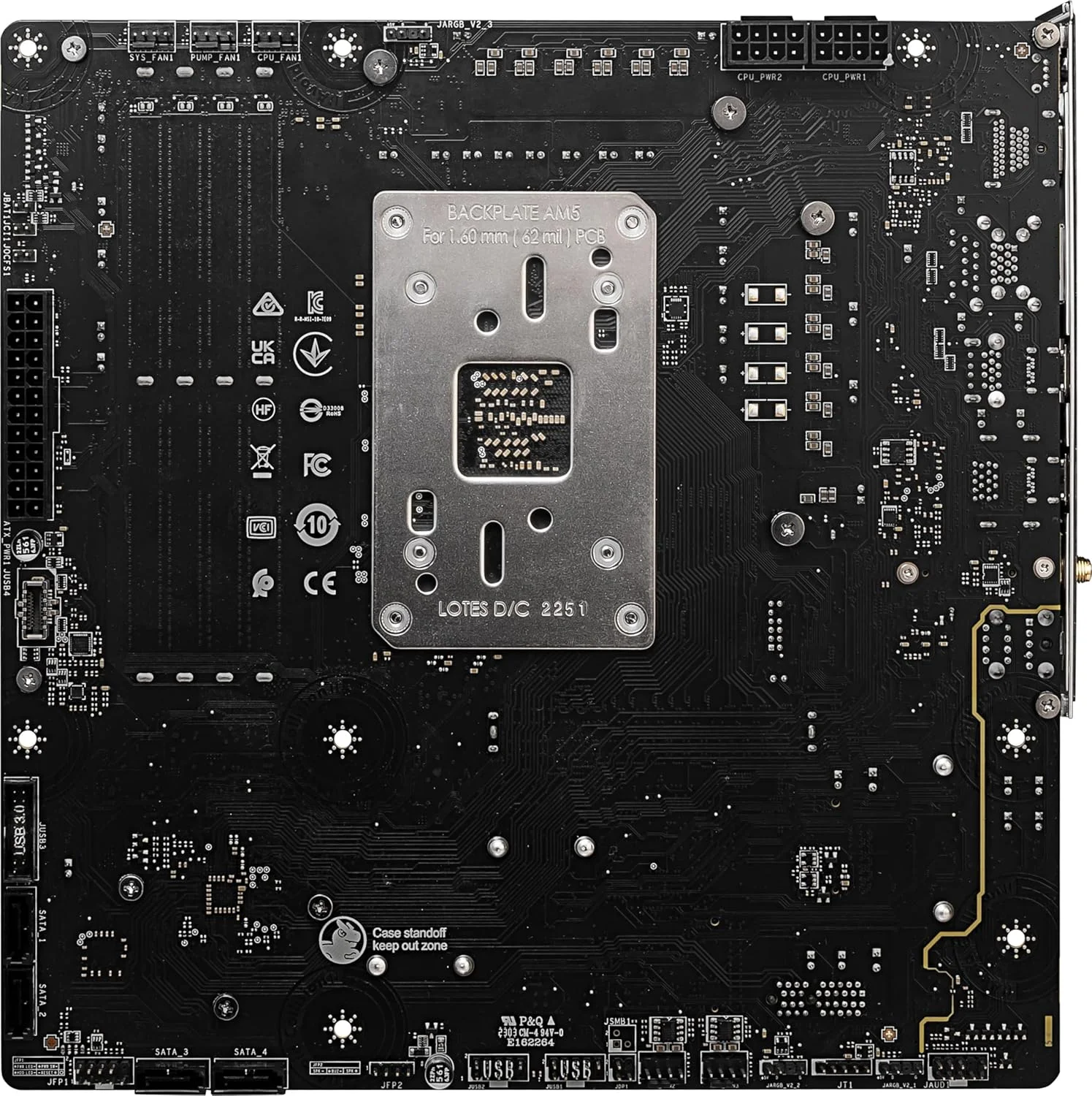 مادربرد گیمینگ MSI B650M Project Zero (پشتیبانی از پردازنده های AMD Ryzen 7000 Series، AM5، DDR5، PCIe 4.0، اسلات های M.2، SATA 6Gb/s، USB 3.2 Gen 2، HDMI/DP، Wi-Fi 6E، LAN 2.5Gbps، mATX) مادربرد گیمینگ MSI B650M Project Zero (پشتیبانی از پردازنده های AMD Ryzen 7000 Series، AM5، DDR5، PCIe 4.0، اسلات های M.2، SATA 6Gb/s، USB 3.2 Gen 2، HDMI/DP، Wi-Fi 6E، LAN 2.5Gbps، mATX)