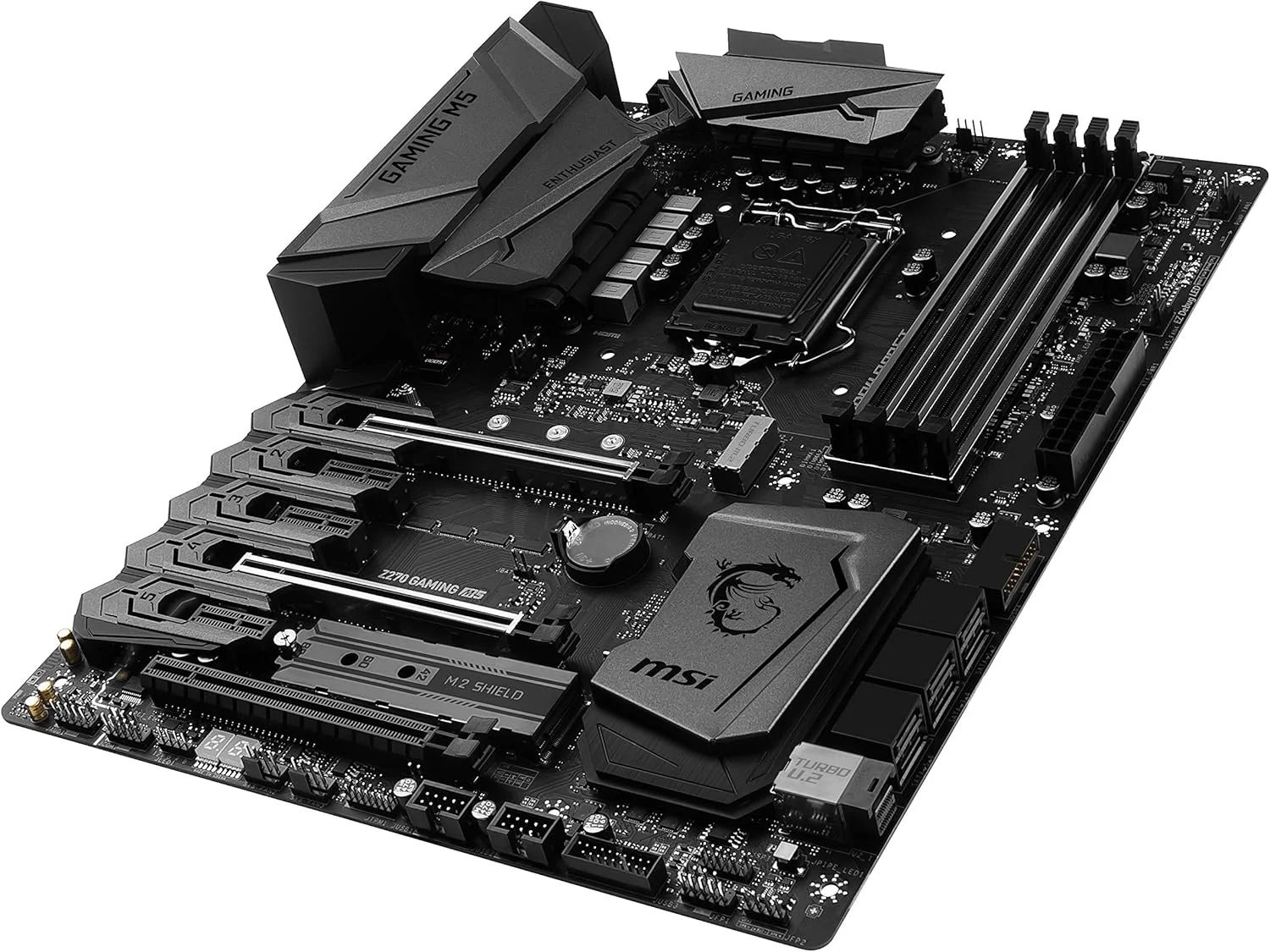 مادربرد گیمینگ MSI Enthusiastic Intel Z270 DDR4 VR Ready HDMI USB 3 ATX (Z270 GAMING M5) مادربرد گیمینگ MSI Enthusiastic Intel Z270 DDR4 VR Ready HDMI USB 3 ATX (Z270 GAMING M5)