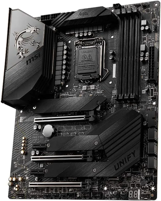 مادربرد گیمینگ MSI MEG Z490 Unify، ATX، نسل دهم پردازنده Intel Core، سوکت LGA 1200، SLI/CF، سه اسلات M.2، USB 3.2 Gen 2، Wi-Fi 6، 7C71-009R مادربرد گیمینگ MSI MEG Z490 Unify، ATX، نسل دهم پردازنده Intel Core، سوکت LGA 1200، SLI/CF، سه اسلات M.2، USB 3.2 Gen 2، Wi-Fi 6، 7C71-009R
