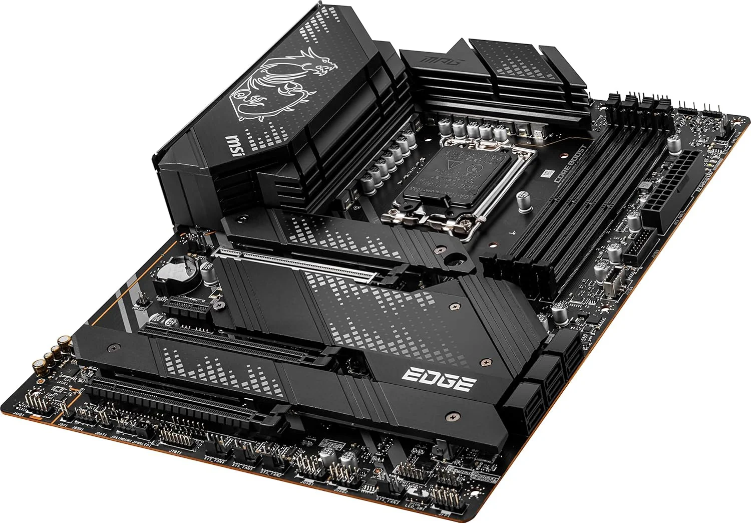 مادربرد گیمینگ MSI MPG Z690 Edge WiFi (ATX، نسل دوازدهم Intel Core، سوکت LGA 1700، DDR5، PCIe 5، LAN 2.5G، اسلات های M.2، Wi-Fi 6E) مادربرد گیمینگ MSI MPG Z690 Edge WiFi (ATX، نسل دوازدهم Intel Core، سوکت LGA 1700، DDR5، PCIe 5، LAN 2.5G، اسلات های M.2، Wi-Fi 6E)