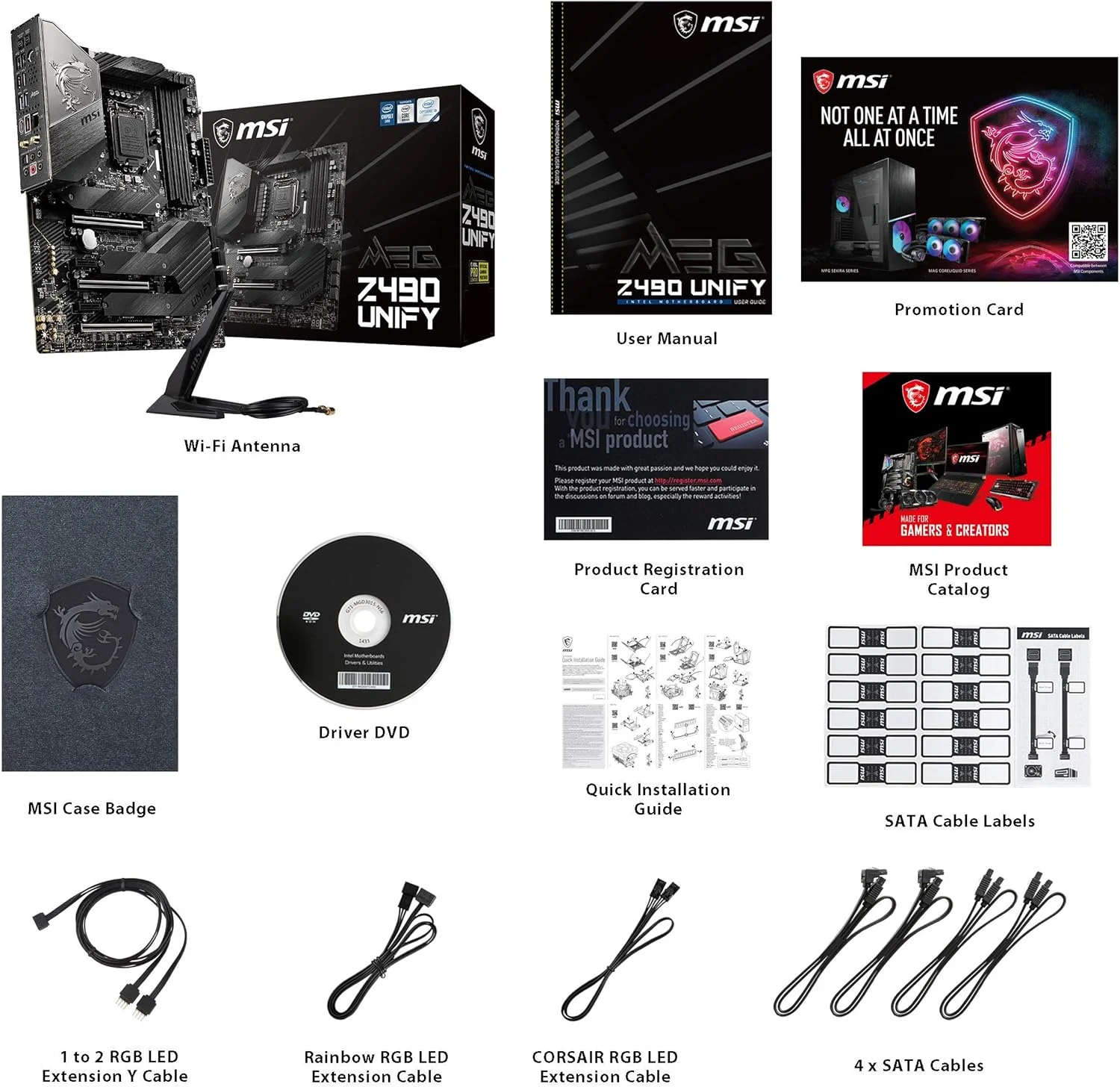 مادربرد گیمینگ MSI MEG Z490 Unify، ATX، نسل دهم پردازنده Intel Core، سوکت LGA 1200، SLI/CF، سه اسلات M.2، USB 3.2 Gen 2، Wi-Fi 6، 7C71-009R مادربرد گیمینگ MSI MEG Z490 Unify، ATX، نسل دهم پردازنده Intel Core، سوکت LGA 1200، SLI/CF، سه اسلات M.2، USB 3.2 Gen 2، Wi-Fi 6، 7C71-009R