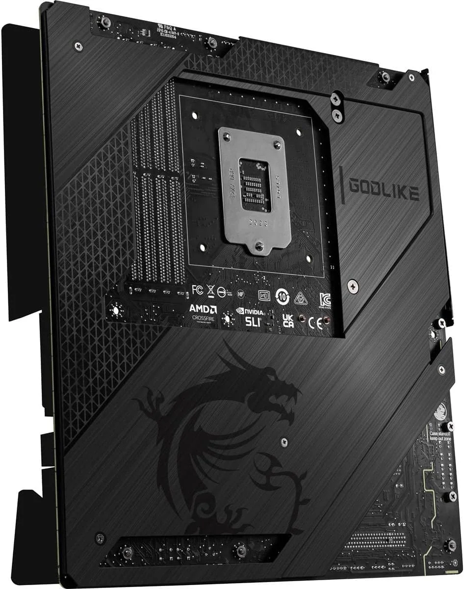 مادربرد گیمینگ MSI MEG Z590 GODLIKE (E-ATX، نسل 11/10 پردازنده های Intel Core، سوکت LGA 1200، DDR4، PCIe 4، SLI/CFX، اسلات های M.2، Thunderbolt، Wi-Fi 6E، Mystic Light RGB) مادربرد گیمینگ MSI MEG Z590 GODLIKE (E-ATX، نسل 11/10 پردازنده های Intel Core، سوکت LGA 1200، DDR4، PCIe 4، SLI/CFX، اسلات های M.2، Thunderbolt، Wi-Fi 6E، Mystic Light RGB)