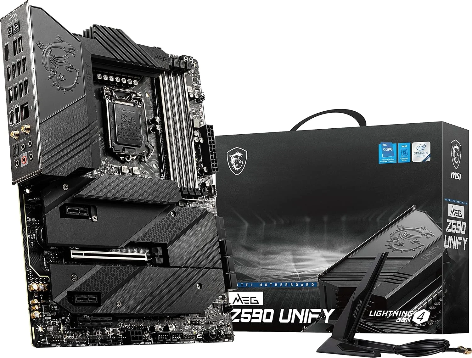 مادربرد گیمینگ MSI MEG Z590 UNIFY (ATX، نسل 11/10 پردازنده Intel Core، سوکت LGA 1200، DDR4، PCIe 4، SLI/CFX، اسلات های M.2، Wi-Fi 6E) مادربرد گیمینگ MSI MEG Z590 UNIFY (ATX، نسل 11/10 پردازنده Intel Core، سوکت LGA 1200، DDR4، PCIe 4، SLI/CFX، اسلات های M.2، Wi-Fi 6E)