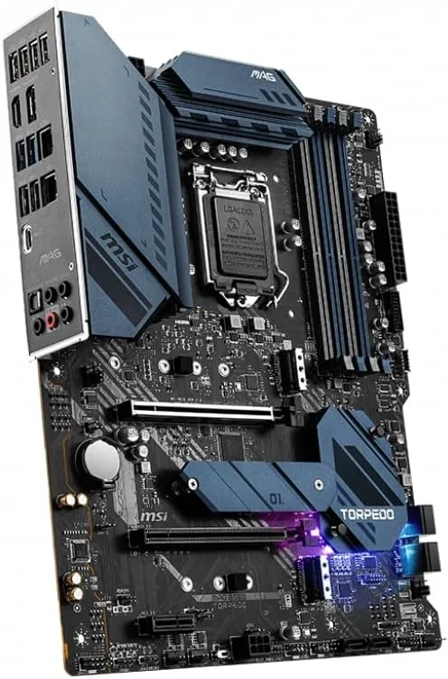 مادربرد گیمینگ MSI MAG B560 TORPEDO ATX، پشتیبانی از پردازندههای نسل 11 اینتل Core، LGA 1200، Mystic Light، DDR4 Boost (5066MHz/OC)، 2 x PCIe 4.0/3.0 x16، 3 x M.2 Gen4/3، 2.5G + 1G LAN مادربرد گیمینگ MSI MAG B560 TORPEDO ATX، پشتیبانی از پردازندههای نسل 11 اینتل Core، LGA 1200، Mystic Light، DDR4 Boost (5066MHz/OC)، 2 x PCIe 4.0/3.0 x16، 3 x M.2 Gen4/3، 2.5G + 1G LAN