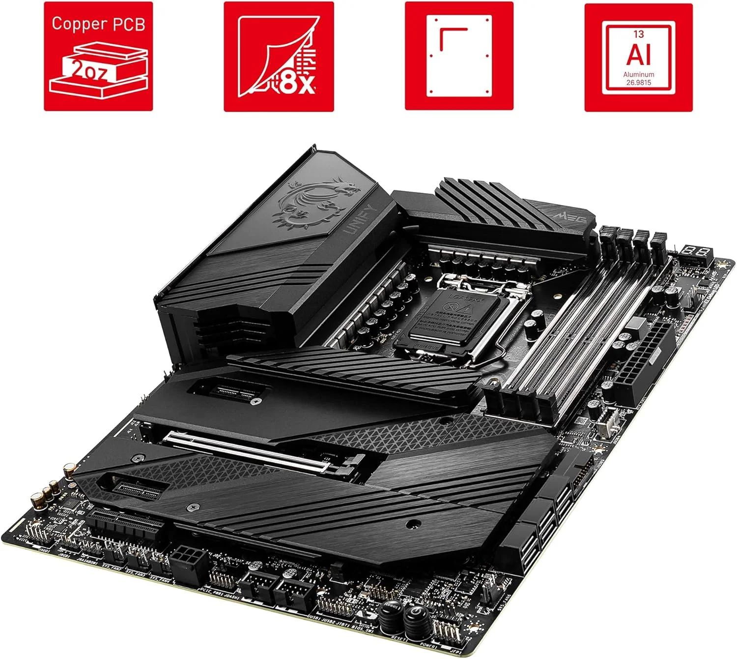 مادربرد گیمینگ MSI MEG Z590 UNIFY (ATX، نسل 11/10 پردازنده Intel Core، سوکت LGA 1200، DDR4، PCIe 4، SLI/CFX، اسلات های M.2، Wi-Fi 6E) مادربرد گیمینگ MSI MEG Z590 UNIFY (ATX، نسل 11/10 پردازنده Intel Core، سوکت LGA 1200، DDR4، PCIe 4، SLI/CFX، اسلات های M.2، Wi-Fi 6E)