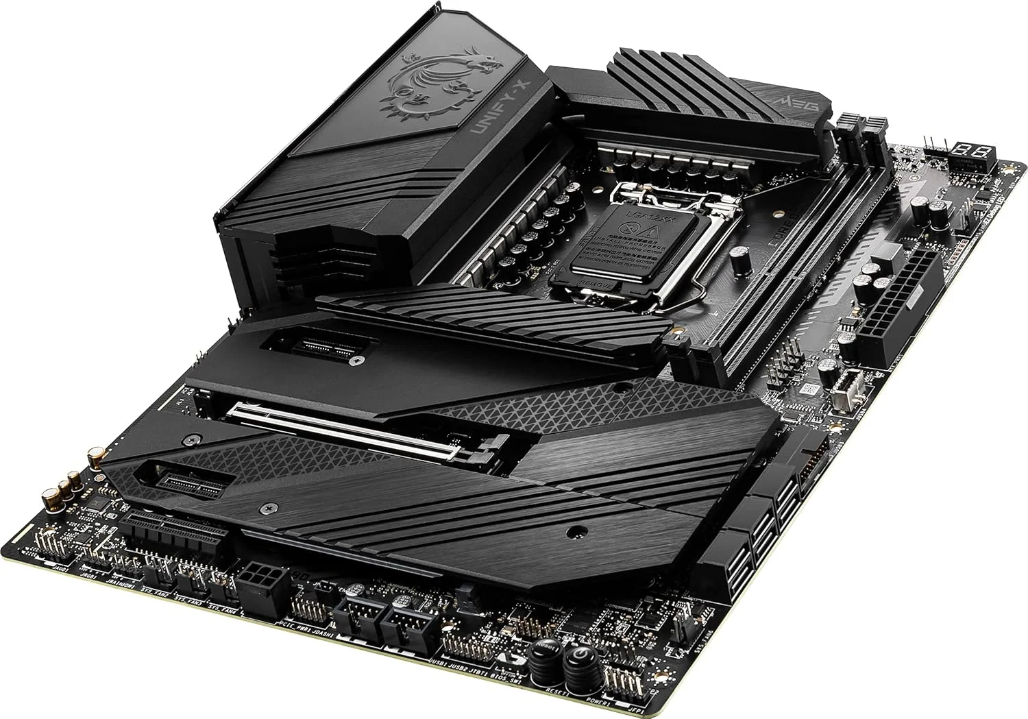 مادربرد گیمینگ MSI MEG Z590 UNIFY-X (ATX، نسل 11/10 پردازنده های Intel Core، سوکت LGA 1200، DDR4، PCIe 4، CFX، اسلات های M.2، Wi-Fi 6E) مادربرد گیمینگ MSI MEG Z590 UNIFY-X (ATX، نسل 11/10 پردازنده های Intel Core، سوکت LGA 1200، DDR4، PCIe 4، CFX، اسلات های M.2، Wi-Fi 6E)