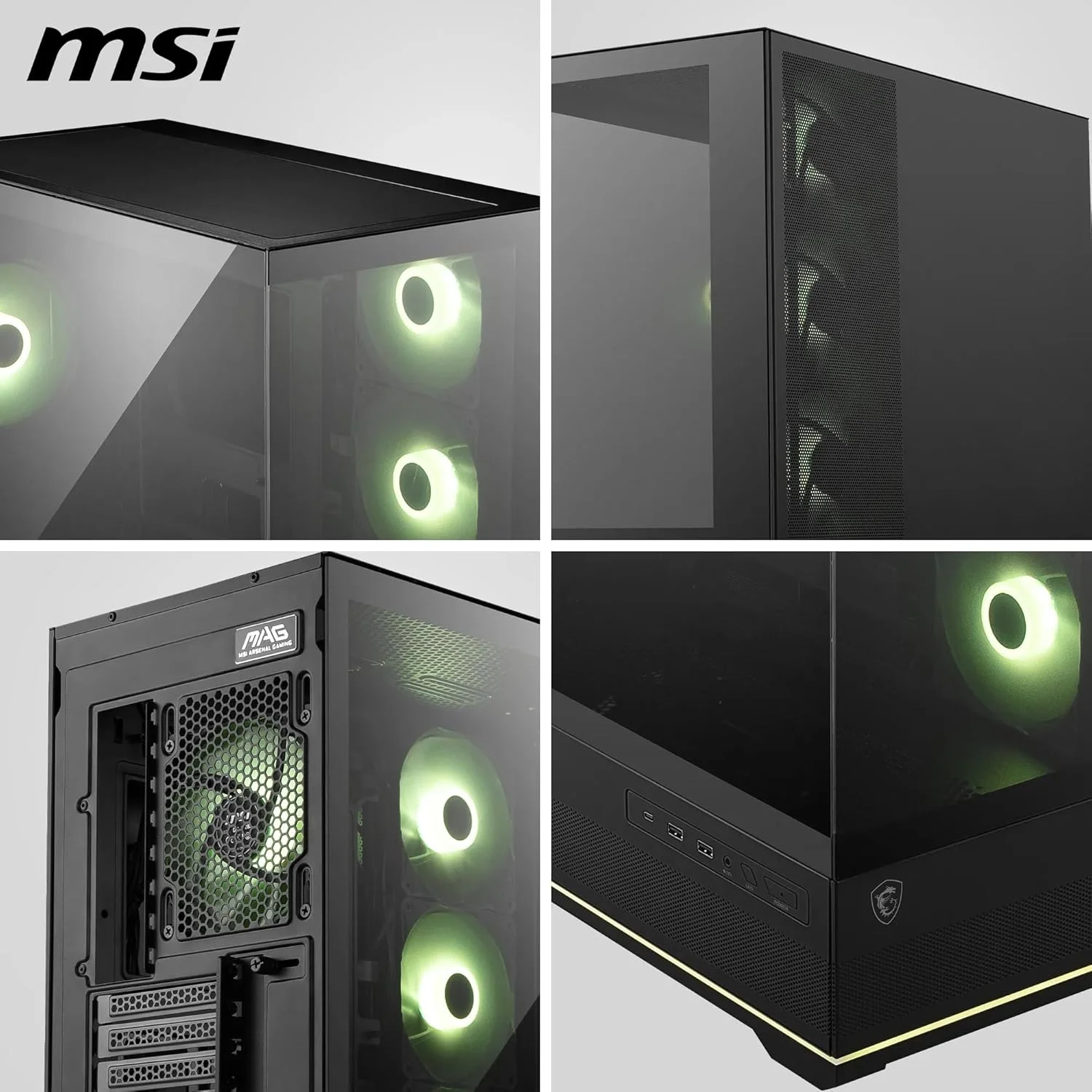 کیس کامپیوتر گیمینگ میدتاور MSI MAG PANO 110R PZ، پشتیبانی از کارت گرافیک تا طول 400 میلیمتر، فیلترهای گرد و غبار قابل جابجایی، USB 20Gbps (Type-C)، پشتیبانی از مادربرد ATX و Micro-ATX با اتصال پشتی - مشکی کیس کامپیوتر گیمینگ میدتاور MSI MAG PANO 110R PZ، پشتیبانی از کارت گرافیک تا طول 400 میلیمتر، فیلترهای گرد و غبار قابل جابجایی، USB 20Gbps (Type-C)، پشتیبانی از مادربرد ATX و Micro-ATX با اتصال پشتی - مشکی