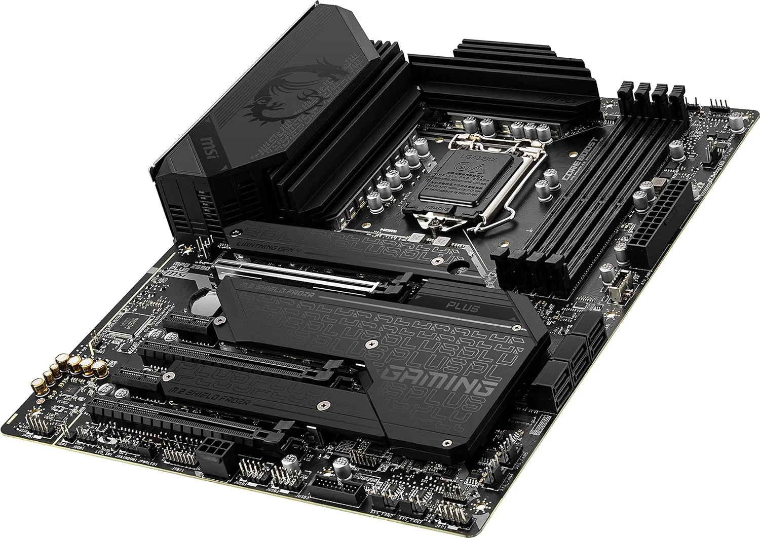 مادربرد گیمینگ MSI MPG Z590 Gaming Plus (ATX، نسل 11/10 پردازنده های Intel Core، سوکت LGA 1200، DDR4، PCIe 4، CFX، اسلات های M.2، USB 3.2 Gen 2، DP/HDMI، Mystic Light RGB) مادربرد گیمینگ MSI MPG Z590 Gaming Plus (ATX، نسل 11/10 پردازنده های Intel Core، سوکت LGA 1200، DDR4، PCIe 4، CFX، اسلات های M.2، USB 3.2 Gen 2، DP/HDMI، Mystic Light RGB)