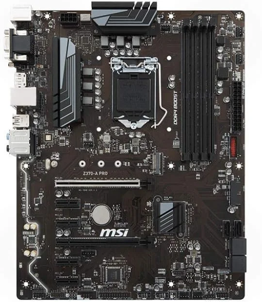 مادربرد MSI Z370-A PRO با چیپست Intel Socket - مشکی