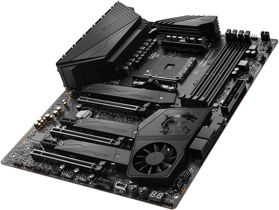 مادربرد MSI Meg X570 Unify WiFi، AMD، AM4، DDR4، PCIe 4.0، SATA 6GB/s، M.2، USB 3.2 Gen 2، Ax Wi-Fi 6، بلوتوث 5، ATX مادربرد MSI Meg X570 Unify WiFi، AMD، AM4، DDR4، PCIe 4.0، SATA 6GB/s، M.2، USB 3.2 Gen 2، Ax Wi-Fi 6، بلوتوث 5، ATX