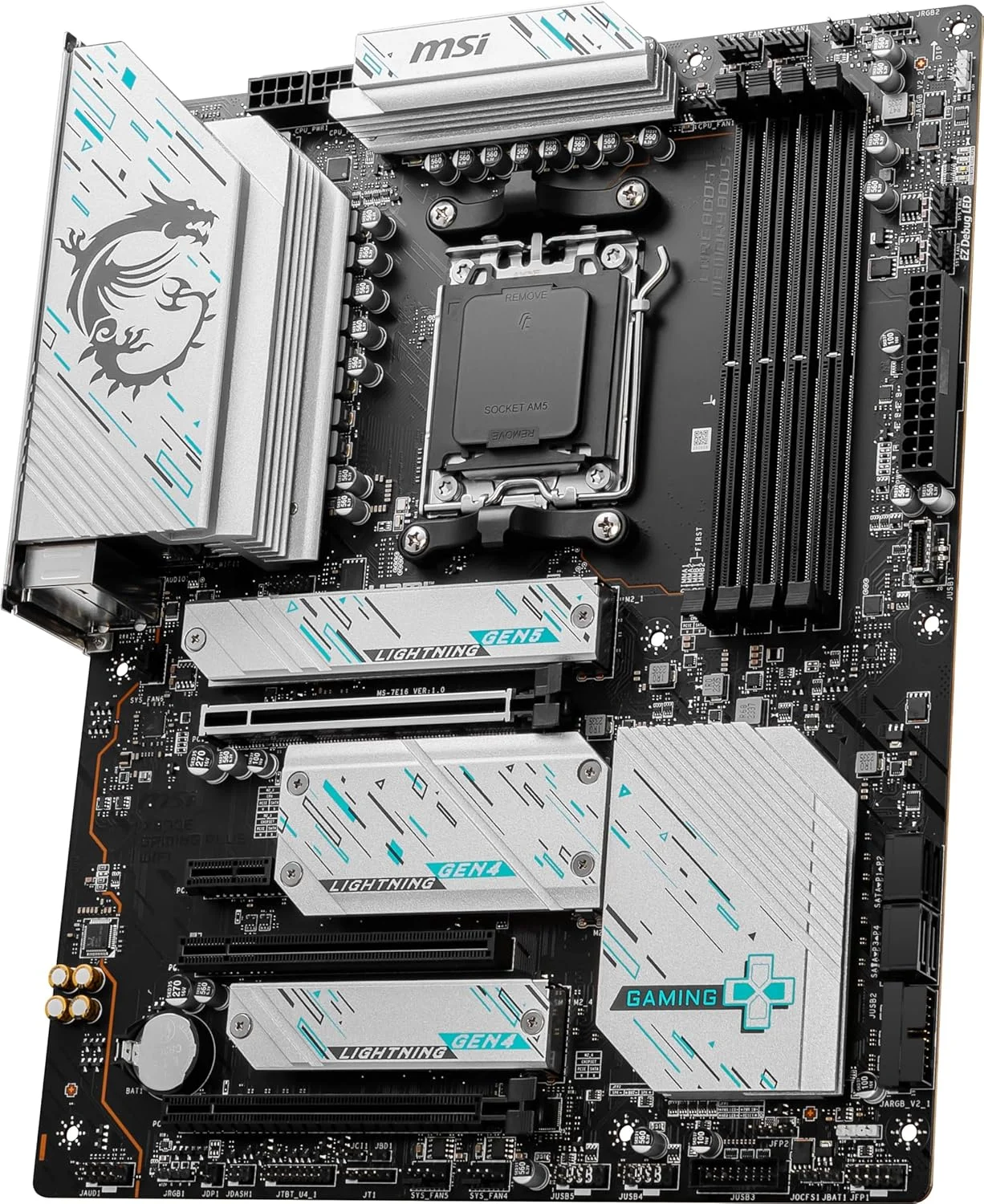 مادربرد گیمینگ MSI X670E Gaming Plus WiFi (پردازندههای AMD Ryzen سری 8000/7000، AM5، DDR5، PCIe 5.0، SATA 6Gb/s، اسلاتهای M.2، USB 3.2 Gen 2، Wi-Fi 6E، بلوتوث 5.3، LAN 2.5Gbps، HDMI/DP، ATX) مادربرد گیمینگ MSI X670E Gaming Plus WiFi (پردازندههای AMD Ryzen سری 8000/7000، AM5، DDR5، PCIe 5.0، SATA 6Gb/s، اسلاتهای M.2، USB 3.2 Gen 2، Wi-Fi 6E، بلوتوث 5.3، LAN 2.5Gbps، HDMI/DP، ATX)
