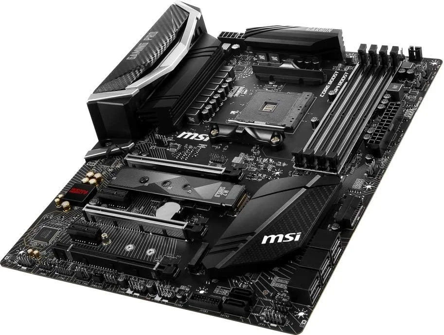 مادربرد MSI X470 GAMING PRO CARBON، سوکت AM4، چهار اسلات DDR4 با فرکانس 3466MHz+ (OC)، دو اسلات M.2 Shild FROZR، شبکه Intel Gaming LAN، محافظ PCI-E Steel Armor، قابلیت X-Boost، فرم فاکتور ATX مادربرد MSI X470 GAMING PRO CARBON، سوکت AM4، چهار اسلات DDR4 با فرکانس 3466MHz+ (OC)، دو اسلات M.2 Shild FROZR، شبکه Intel Gaming LAN، محافظ PCI-E Steel Armor، قابلیت X-Boost، فرم فاکتور ATX