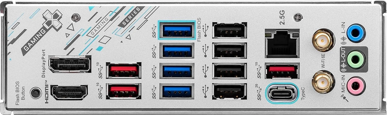 مادربرد گیمینگ MSI X670E Gaming Plus WiFi (پردازندههای AMD Ryzen سری 8000/7000، AM5، DDR5، PCIe 5.0، SATA 6Gb/s، اسلاتهای M.2، USB 3.2 Gen 2، Wi-Fi 6E، بلوتوث 5.3، LAN 2.5Gbps، HDMI/DP، ATX) مادربرد گیمینگ MSI X670E Gaming Plus WiFi (پردازندههای AMD Ryzen سری 8000/7000، AM5، DDR5، PCIe 5.0، SATA 6Gb/s، اسلاتهای M.2، USB 3.2 Gen 2، Wi-Fi 6E، بلوتوث 5.3، LAN 2.5Gbps، HDMI/DP، ATX)
