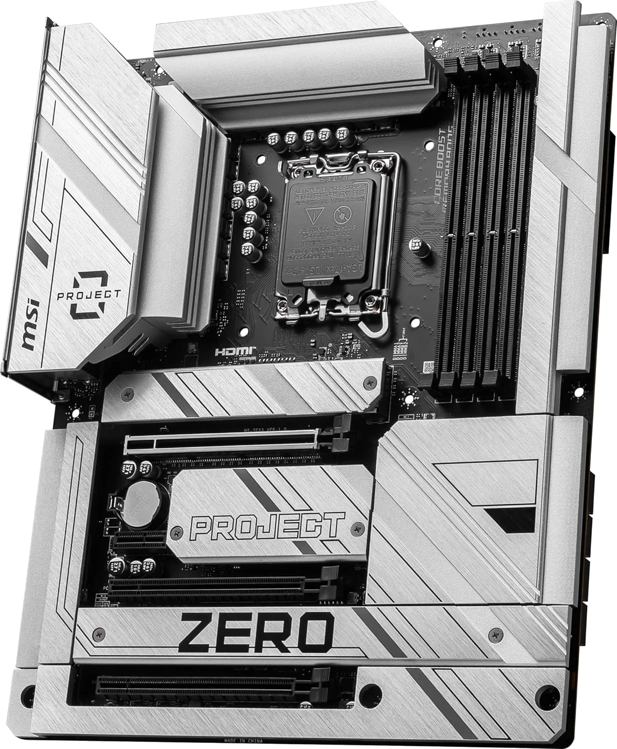 مادربرد گیمینگ MSI Z790 Project Zero (پشتیبانی از پردازندههای نسل 14/13/12 اینتل، LGA 1700، DDR5، PCIe 5.0، اسلاتهای M.2، LAN 2.5Gbps، USB 3.2 Gen2، HDMI/DP، Wi-Fi 7، بلوتوث 5.4، ATX) مادربرد گیمینگ MSI Z790 Project Zero (پشتیبانی از پردازندههای نسل 14/13/12 اینتل، LGA 1700، DDR5، PCIe 5.0، اسلاتهای M.2، LAN 2.5Gbps، USB 3.2 Gen2، HDMI/DP، Wi-Fi 7، بلوتوث 5.4، ATX)