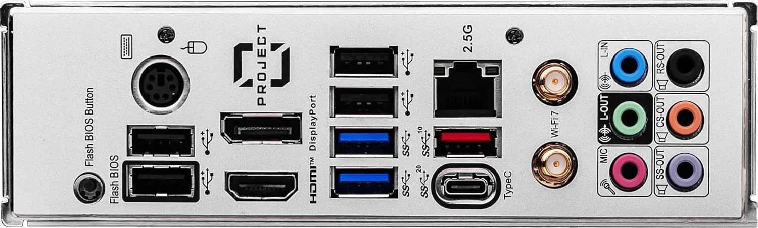مادربرد گیمینگ MSI Z790 Project Zero (پشتیبانی از پردازندههای نسل 14/13/12 اینتل، LGA 1700، DDR5، PCIe 5.0، اسلاتهای M.2، LAN 2.5Gbps، USB 3.2 Gen2، HDMI/DP، Wi-Fi 7، بلوتوث 5.4، ATX) مادربرد گیمینگ MSI Z790 Project Zero (پشتیبانی از پردازندههای نسل 14/13/12 اینتل، LGA 1700، DDR5، PCIe 5.0، اسلاتهای M.2، LAN 2.5Gbps، USB 3.2 Gen2، HDMI/DP، Wi-Fi 7، بلوتوث 5.4، ATX)