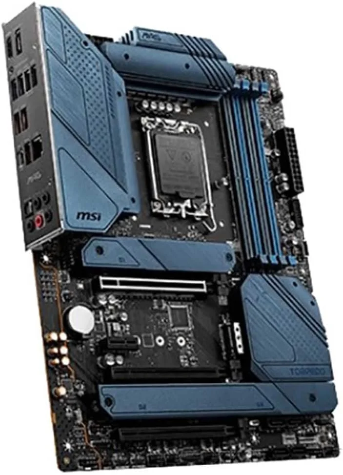 مادربرد ام اس آی Mag Z690 Torpedo Intel Atx، چیپست، سوکت LGA 1700، نورپردازی RGB Mystic Light، فناوری AMD Crossfire، پورت USB 3.2 Gen 2X2 داخلی مشکی، 7D32-001R