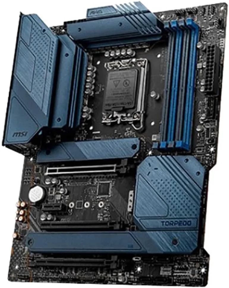 مادربرد ام اس آی Mag Z690 Torpedo Intel Atx، چیپست، سوکت LGA 1700، نورپردازی RGB Mystic Light، فناوری AMD Crossfire، پورت USB 3.2 Gen 2X2 داخلی مشکی، 7D32-001R