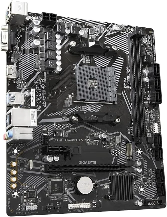 مادربرد GIGABYTE A520M K V2 MicroATX [با چیپست AMD A520] MB6136