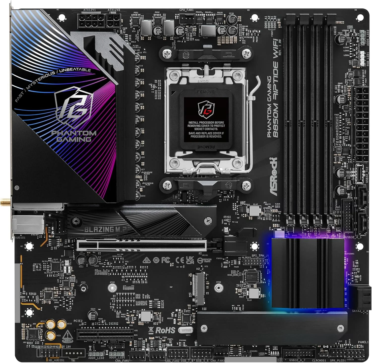 مادربرد ASRock AMD AM5 B850M Riptide WiFi