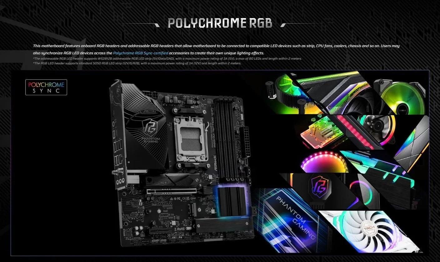 مادربرد ASRock AMD AM5 B850M Riptide WiFi
