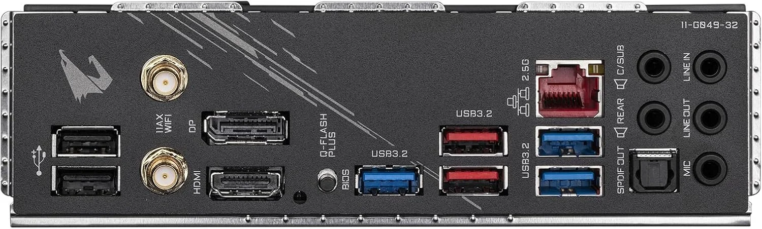 مادربرد GIGABYTE B550 AORUS ELITE AX V3 AM4 AMD B550 ATX با دو M.2، SATA 6Gb/s، USB 3.2 Gen 2، Wi-Fi 6، LAN 1GbE، PCIe 4.0
