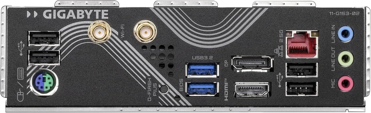 مادربرد GIGABYTE B840M EAGLE WIFI6 - پردازنده های AMD Ryzen 9000، VRM با 5+2+2 فاز، DDR5 تا 7600 مگاهرتز (O.C)، 1xPCIe 4.0 + 1xPCIe 3.0 M.2، Wi-Fi 6، LAN 2.5GbE، USB 3.2 Gen 1
