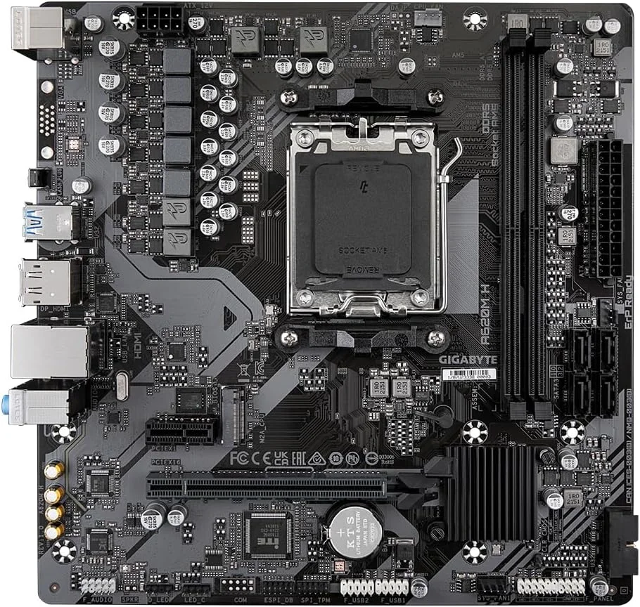 مادربرد GIGABYTE A620M H mATX سوکت AM5 HDMIDPM.2