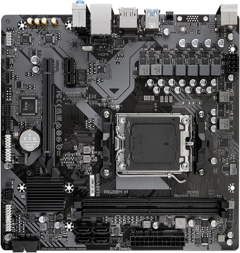 مادربرد GIGABYTE A620M H mATX سوکت AM5 HDMIDPM.2