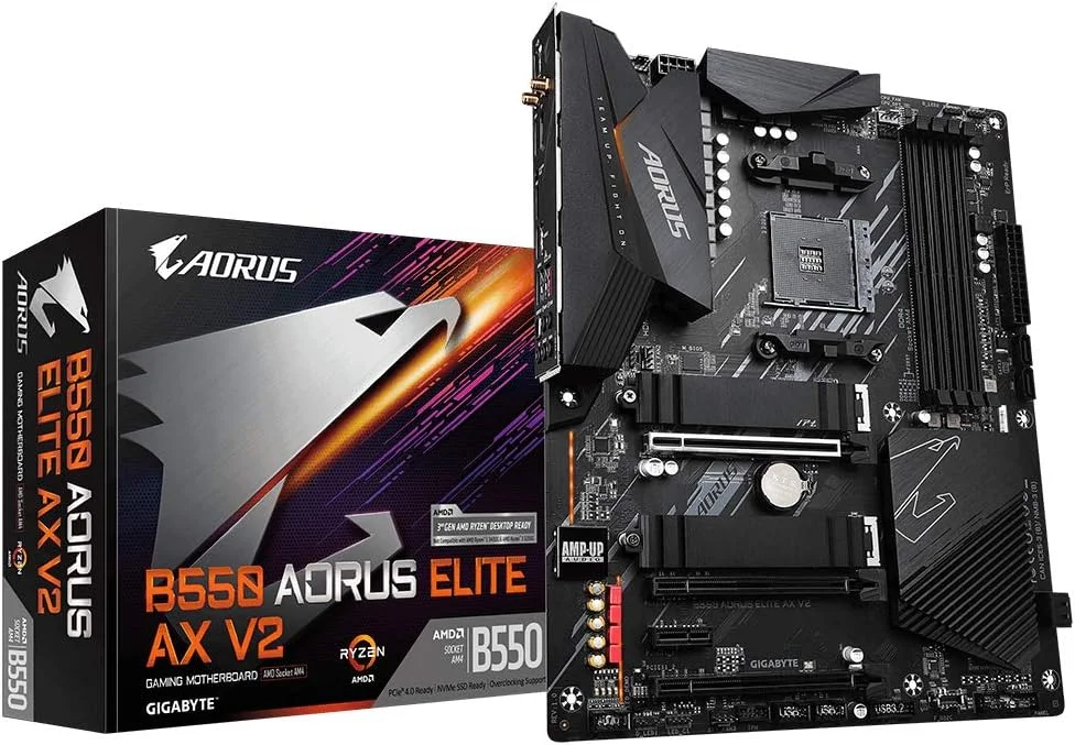 مادربرد گیگابایت B550 AORUS ELITE AX V2 AMD B550 سوکت AM4 ATX