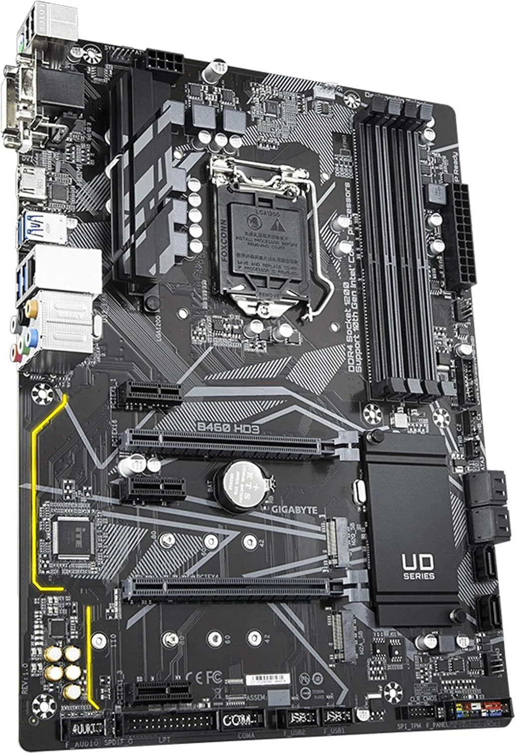 مادربرد گیگابایت B460 HD3 (LGA1200/Intel/B460/ATX/Dual M.2/SATA 6Gb/s/USB 3.2 Gen 1/DDR4)