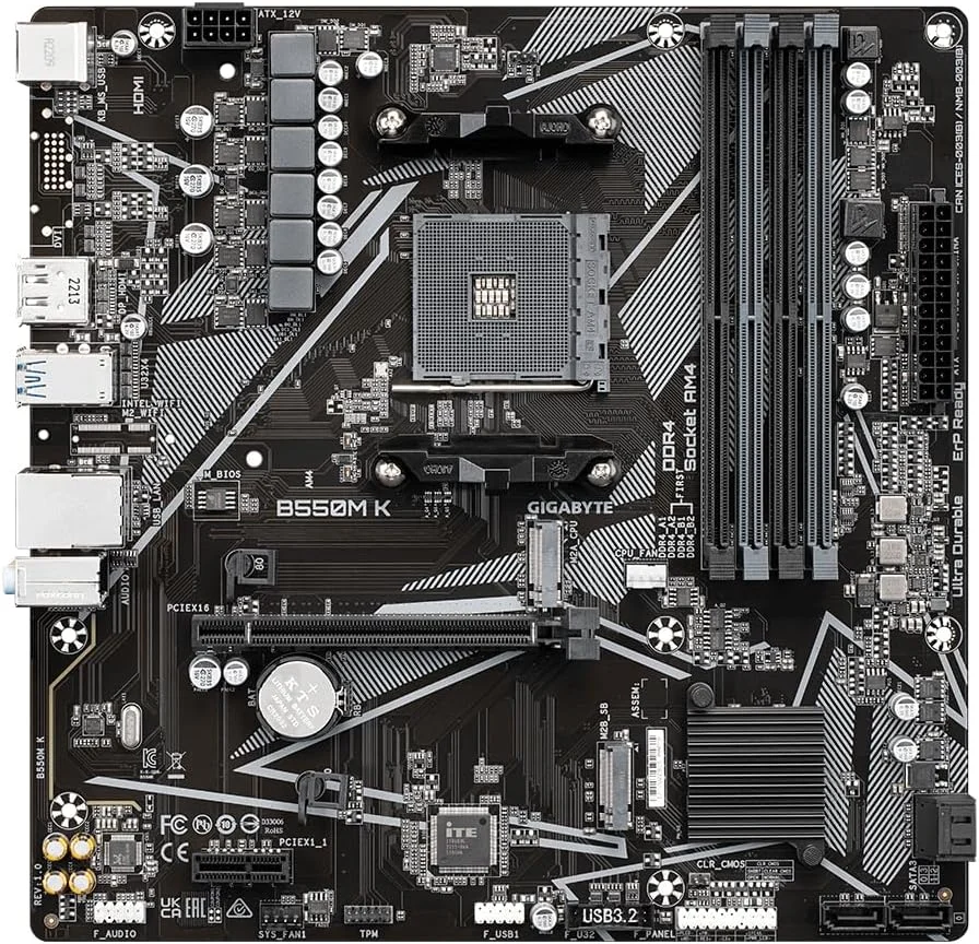 مادربرد GIGABYTE B550M K