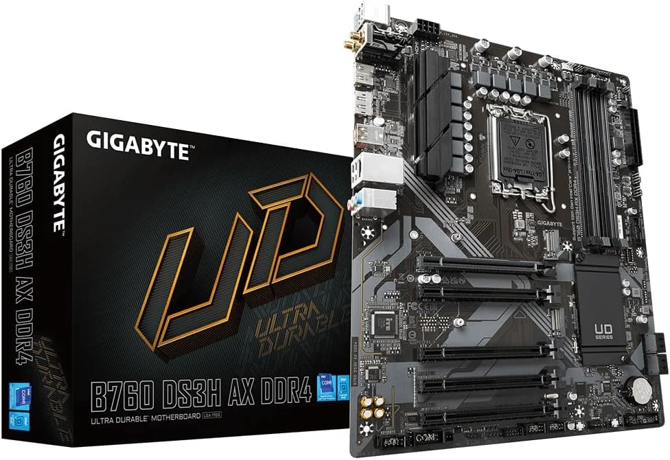 مادربرد گیگابایت B760 DS3H AX DDR4 اینتل B760 Express LGA 1700 ATX