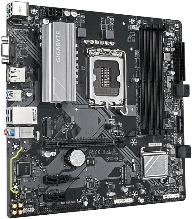 مادربرد GIGABYTE B760M D3HP - پردازنده های نسل 14 اینتل، VRM با 4+1+1 فاز، DDR5 تا 5600 مگاهرتز، 2xPCIe 4.0 M.2، GbE LAN، USB 3.2 Gen 1