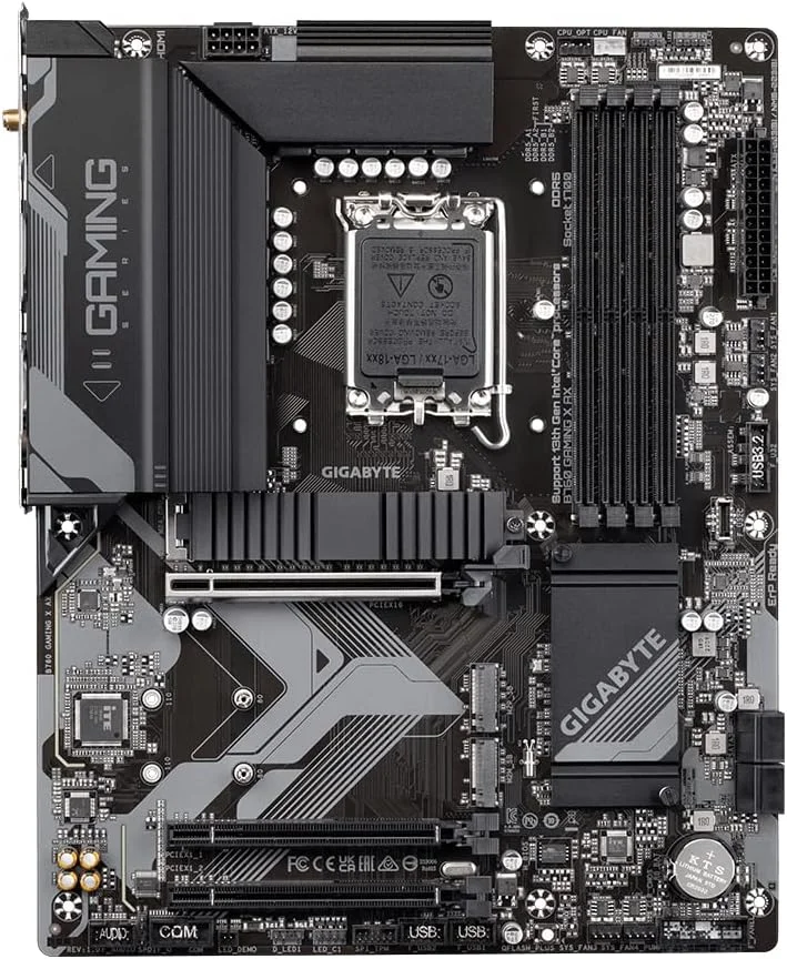 مادربرد گیگابایت B760 GAMING X AX 1.1، خانواده پردازنده Intel، سوکت پردازنده LGA1700، اسلات حافظه DDR5 DIMM 4، رابط های هارد دیسک پشتیبانی شده SATA M.2، تعداد SATA مادربرد گیگابایت B760 GAMING X AX 1.1، خانواده پردازنده Intel، سوکت پردازنده LGA1700، اسلات حافظه DDR5 DIMM 4، رابط های هارد دیسک پشتیبانی شده SATA M.2، تعداد SATA