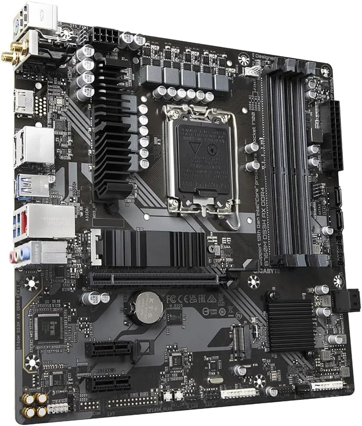 مادربرد گیگابایت مدل MB GBT Intel 1700 B760M DS3H AX DDR4 مادربرد گیگابایت مدل MB GBT Intel 1700 B760M DS3H AX DDR4