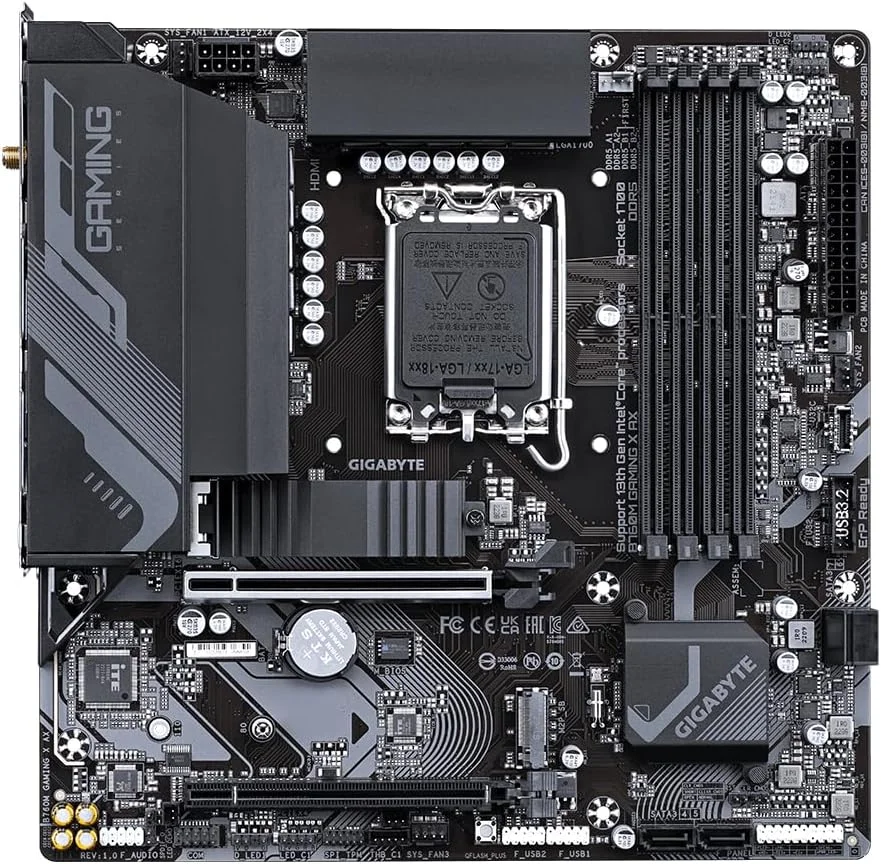 مادربرد گیگابایت B760M Gaming X AX Intel B760 LGA 1700 micro ATX