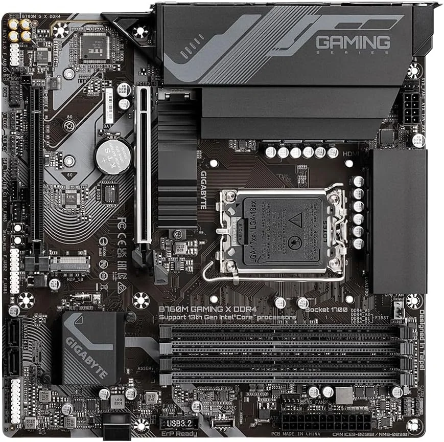 مادربرد GIGABYTE B760M GAMING X DDR4 uATX LGA 1700 B760