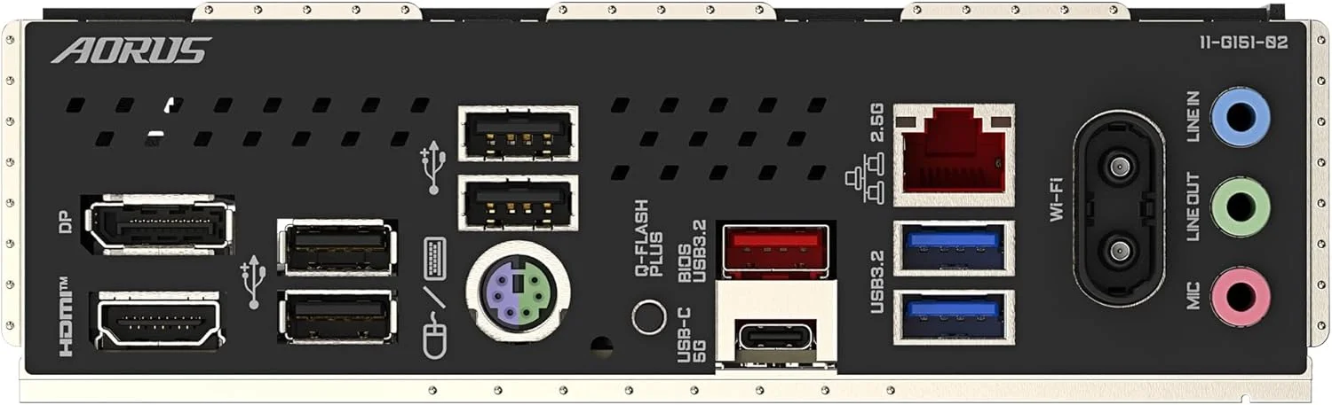 مادربرد GIGABYTE B840M AORUS ELITE WIFI6E - پردازنده های AMD Ryzen 9000، VRM با 10+2+2 فاز، DDR5 تا 8200 مگاهرتز (O.C)، 2xPCIe 4.0 M.2، Wi-Fi 6E، LAN 2.5GbE، USB 3.2 Gen 2 مادربرد GIGABYTE B840M AORUS ELITE WIFI6E - پردازنده های AMD Ryzen 9000، VRM با 10+2+2 فاز، DDR5 تا 8200 مگاهرتز (O.C)، 2xPCIe 4.0 M.2، Wi-Fi 6E، LAN 2.5GbE، USB 3.2 Gen 2