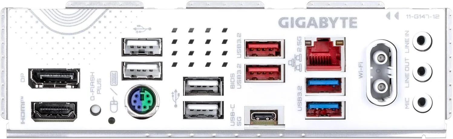 مادربرد GIGABYTE B850 Eagle WIFI7 ICE AMD AM5 LGA 1718، ATX، DDR5، 3X M.2، PCIe 5.0، USB-C، WIFI7، LAN 2.5GbE، EZ-Latch مادربرد GIGABYTE B850 Eagle WIFI7 ICE AMD AM5 LGA 1718، ATX، DDR5، 3X M.2، PCIe 5.0، USB-C، WIFI7، LAN 2.5GbE، EZ-Latch