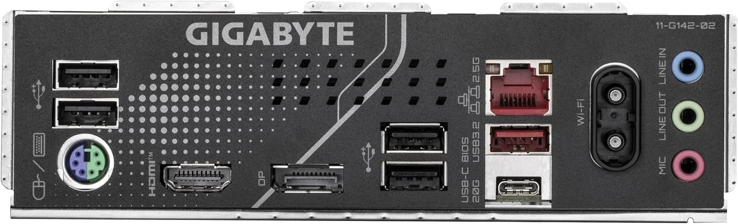 مادربرد GIGABYTE B860 Eagle WIFI6E - پردازنده های Intel Core Ultra، VRM با فاز 12+1+2+1، DDR5 تا 9066 مگاهرتز، 1xPCIe 5.0 + 2xPCIe 4.0 M.2، LAN 2.5GbE، WiFi 6E، USB 3.2 Gen 2x2 مادربرد GIGABYTE B860 Eagle WIFI6E - پردازنده های Intel Core Ultra، VRM با فاز 12+1+2+1، DDR5 تا 9066 مگاهرتز، 1xPCIe 5.0 + 2xPCIe 4.0 M.2، LAN 2.5GbE، WiFi 6E، USB 3.2 Gen 2x2