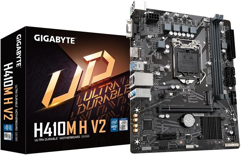 مادربرد گیگابایت H410M H V2 اینتل H410 LGA 1200 Micro ATX DDR4-SDRAM