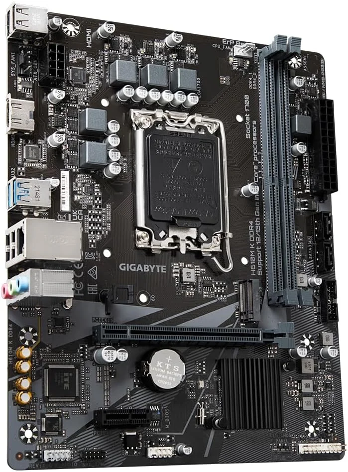 مادربرد گیگابایت H610M K DDR4 (سوکت 1700/H610/DDR4/S-ATA 6Gb/s/Micro ATX) مادربرد گیگابایت H610M K DDR4 (سوکت 1700/H610/DDR4/S-ATA 6Gb/s/Micro ATX)