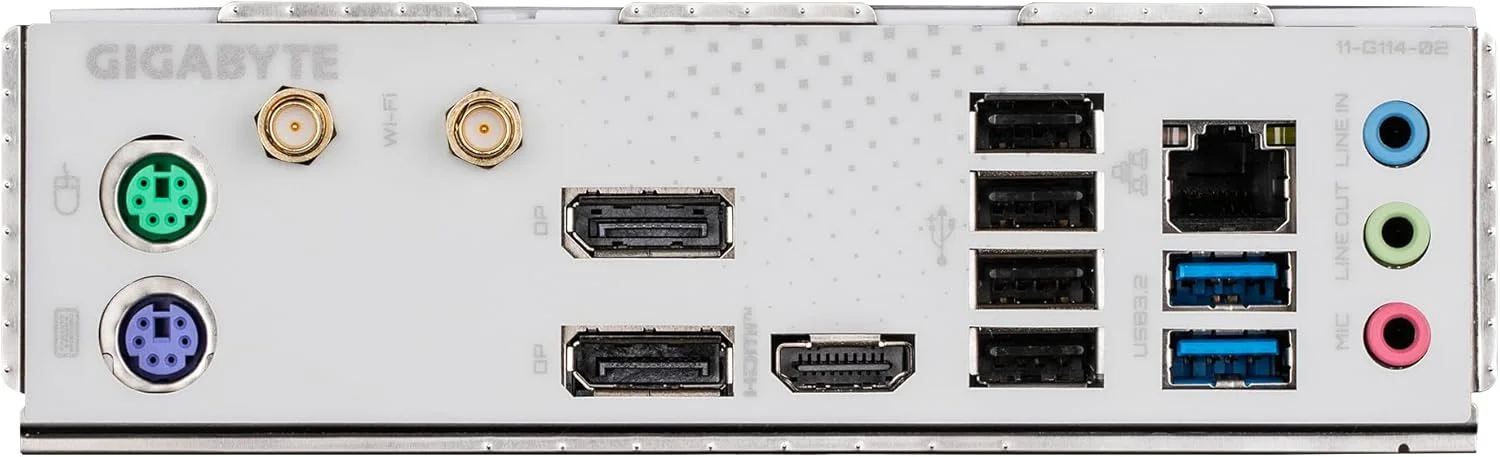 مادربرد گیگابایت H610M GAMING WF DDR4 - پشتیبانی از پردازنده های نسل 14 اینتل، VRM دیجیتال هیبریدی 6+1+1، تا 3200 مگاهرتز DDR4، 2xPCIe 3.0 M.2، Wi-Fi 802.11ac، GbE LAN، USB 3.2 Gen 1 مادربرد گیگابایت H610M GAMING WF DDR4 - پشتیبانی از پردازنده های نسل 14 اینتل، VRM دیجیتال هیبریدی 6+1+1، تا 3200 مگاهرتز DDR4، 2xPCIe 3.0 M.2، Wi-Fi 802.11ac، GbE LAN، USB 3.2 Gen 1
