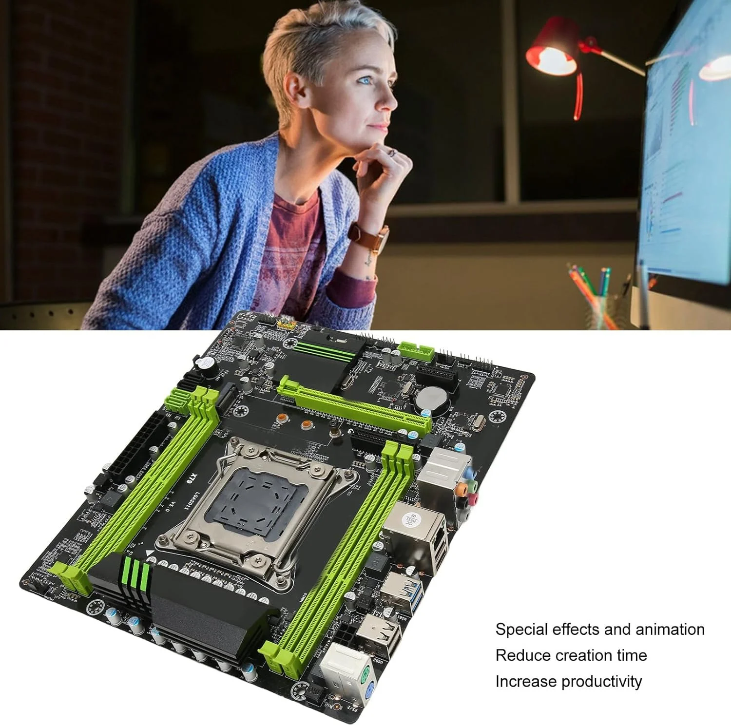مادربرد گیگابایت LGA 2011, X79 ATX - PCIe 16X/4X/1X, رم DDR3, SATA3/M.2 NVMe, اسلات های USB متعدد, G مادربرد گیگابایت LGA 2011, X79 ATX - PCIe 16X/4X/1X, رم DDR3, SATA3/M.2 NVMe, اسلات های USB متعدد, G