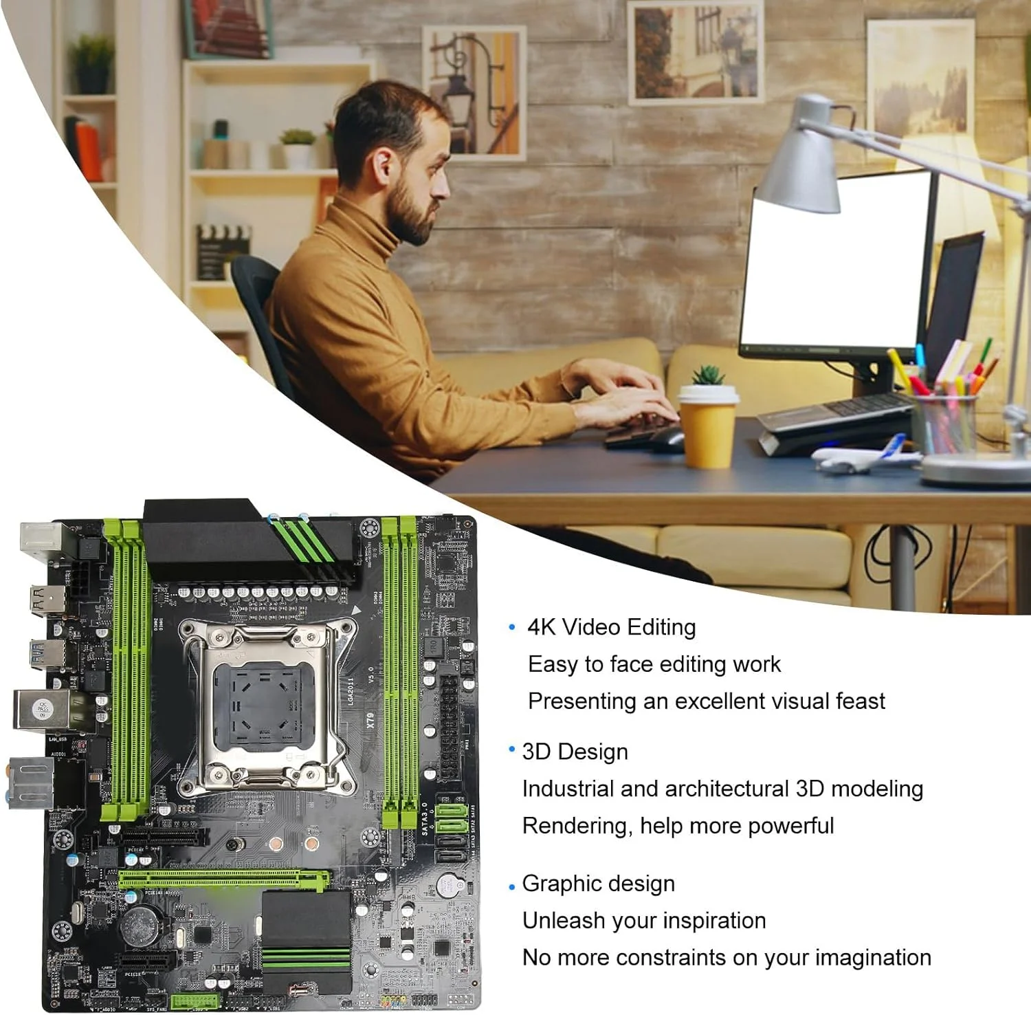 مادربرد گیگابایت LGA 2011, X79 ATX - PCIe 16X/4X/1X, رم DDR3, SATA3/M.2 NVMe, اسلات های USB متعدد, G مادربرد گیگابایت LGA 2011, X79 ATX - PCIe 16X/4X/1X, رم DDR3, SATA3/M.2 NVMe, اسلات های USB متعدد, G