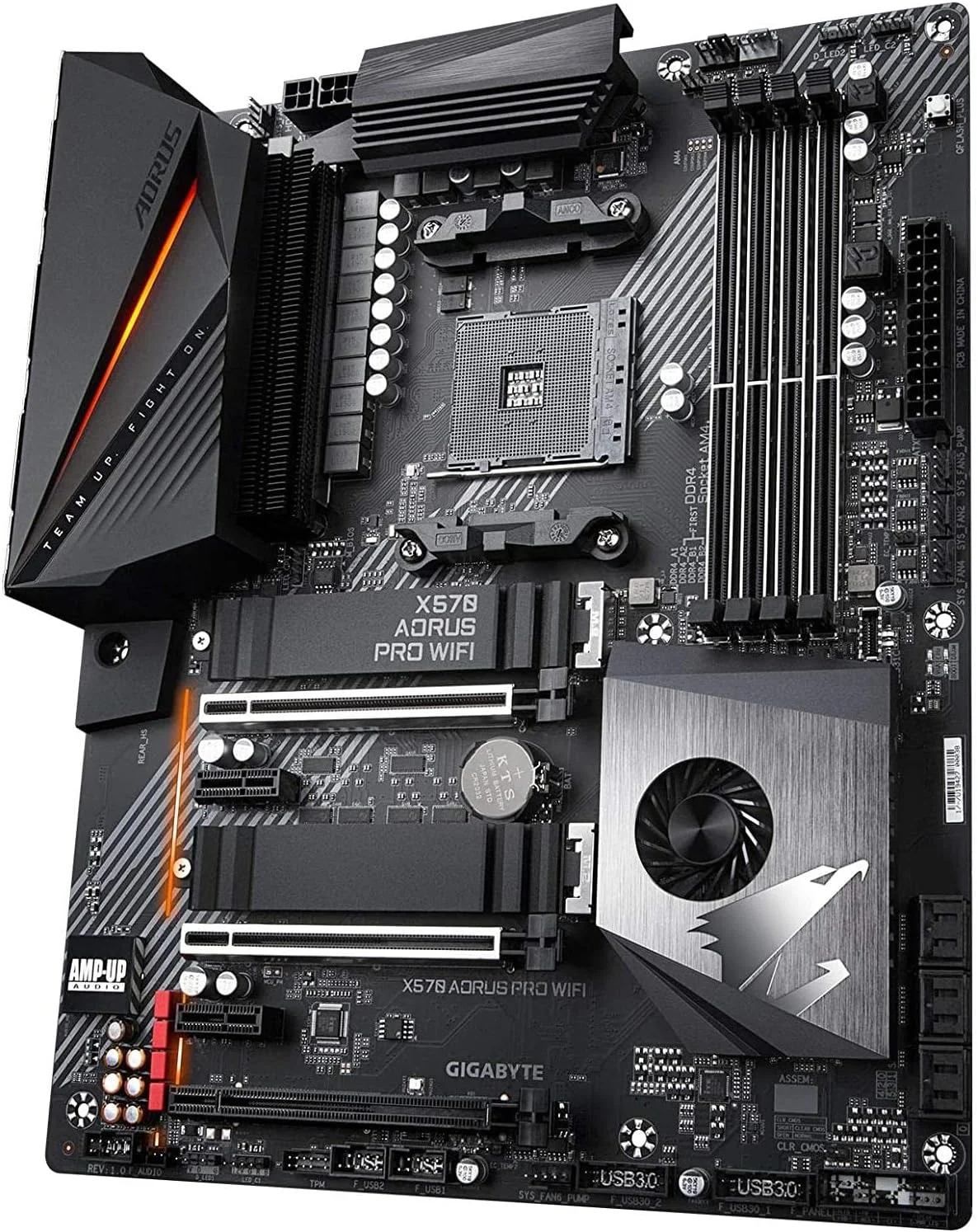 مادربرد GIGABYTE X570 AORUS PRO WiFi (AMD Ryzen 3000/X570/ATX/PCIe4.0/DDR4/USB3.1 X570 AORUS PRO) مادربرد GIGABYTE X570 AORUS PRO WiFi (AMD Ryzen 3000/X570/ATX/PCIe4.0/DDR4/USB3.1 X570 AORUS PRO)